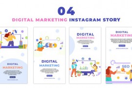 SEO Analysis Cartoon Scene Animation Instagram Story 48058771
