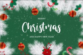 Merry Christmas And Happy New Year Intro MOGRT 42188226