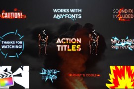 Action Titles Pack | FCPX 25129084