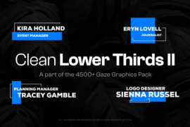 20 Clean Lower Thirds II 48108450