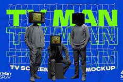Free Download:TV man Video Display 59705382