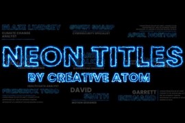 Neon Titles | MOGRT 44761096