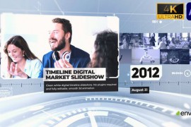 Timeline Digital Market Slideshow 4k 47910502