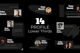 Social Profile Lower Thirds 45742626