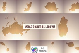 World Countries Logo & Titles V15 - Apple Motion 43859780