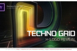 Techno Grid Logo Reveal 52361958