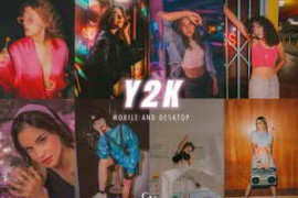 CVRpresets – 15 Y2K Aesthetic Lightroom Presets