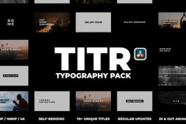 TITR | Dynamic Typography Pack | DaVinci Resolve 49780186