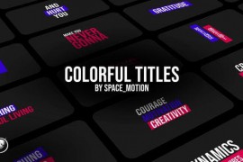 Colorful Titles _AE 45529828