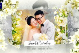 Wedding Slideshow | Floral Wedding Photos | MOGRT 49333126
