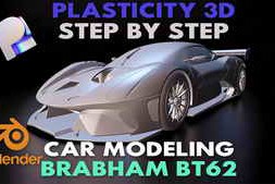 Gumroad – High-Detail Car Surface Modeling for Plasticity 3D: Brabham BT62
