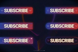 Subscribe Buttons (FCPX) 50252670