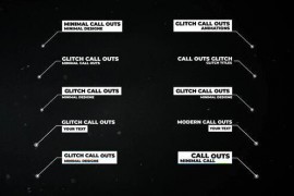 Glitch Call Outs | Final Cut Pro 51339152
