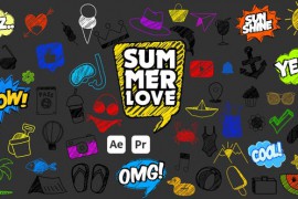 Summer Scribble Icons 52070168