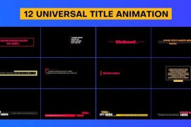 Universal Titles Premiere Pro Template 45337638