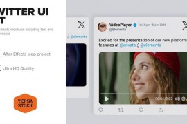 Twitter Tweets Animated Interface Kit 47188449