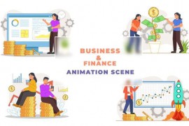 Business And Finance Animation Scene 43042665