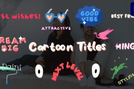 Cartoon Liquid Sticker Titles for Premiere Pro 45265867