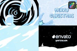 Christmas Night Logo Reveal for FCPX 49276672