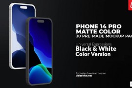 App Promo | Phone 14 Pro Matte Version Mockup Pack 42680235