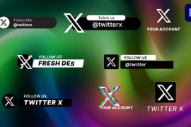 Twitter X Lower Thirds 47239664