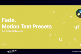 Fade Motion Text Presets Vol. 02 for DaVinci Resolve 46705490