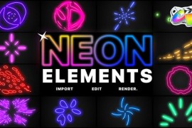 Neon Elements | FCPX 24582153