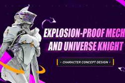 Wingfox – Character Concept Design: Explosion-proof Mecha and Universe Knight