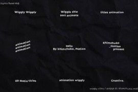 Wiggly Titles 1.0 / MOGRT 47988341