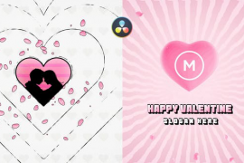 Valentine Retro Logo Reveal 50573073