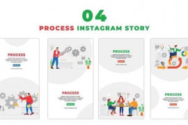 2D Animated Work Process Instagram Story 47451877
