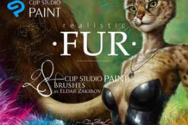Free Download:Gumroad – Realistic Fur Brush Set Clip Studio Paint and Photoshop