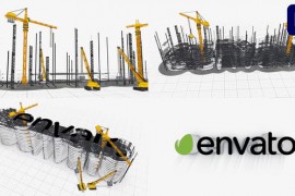 Construction Company Logo Buildup for Premiere Pro 46532883