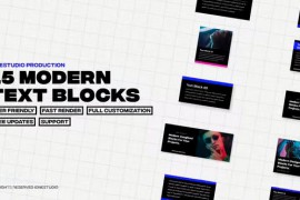 Modern Text Blocks for Premiere Pro 44221508
