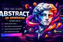 Free Download:Abstract 3D Generator v0.1.7 For Blender