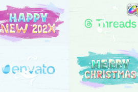 Happy New Year Logo for FCPX 49554238