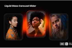 Free Download:Liquid Glass Carousel Slider 62225124