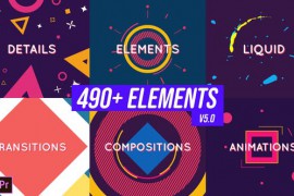 Shape and Motion Animated Elements Pack 19437956