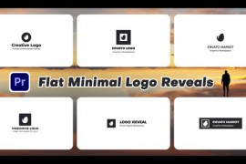 Flat Minimal Logo Reveals | MOGRT 51085946