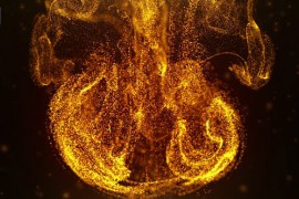 Flowing Particles Drop Logo_Premiere Mogrt 41994080