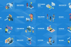 Technology And Innovation Isometric Scenes 22879751