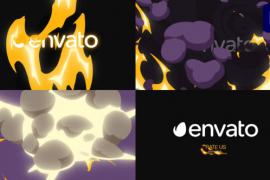 Cartoon Explosion Logo Opener for Premiere Pro 50999138