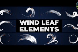 Wind Leaf Elements | DaVinci Resolve 46211859
