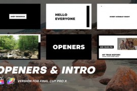 Dynamic Openers and Intro | FCPX 45818730