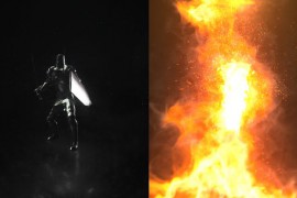 Fire Warrior Logo Reveal 46941819