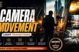 Free Download:Camera Movement Transitions | Vertical & Horizontal 64408224