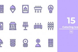 Catering Icon After Effect 48590472