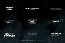 Modern Titles Animation | FCPX 50661033