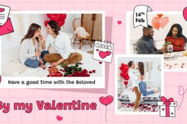 Valentines Day Slideshow Promo MOGRT 50084644