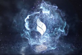 Winter Particles Logo Reveal 49175424